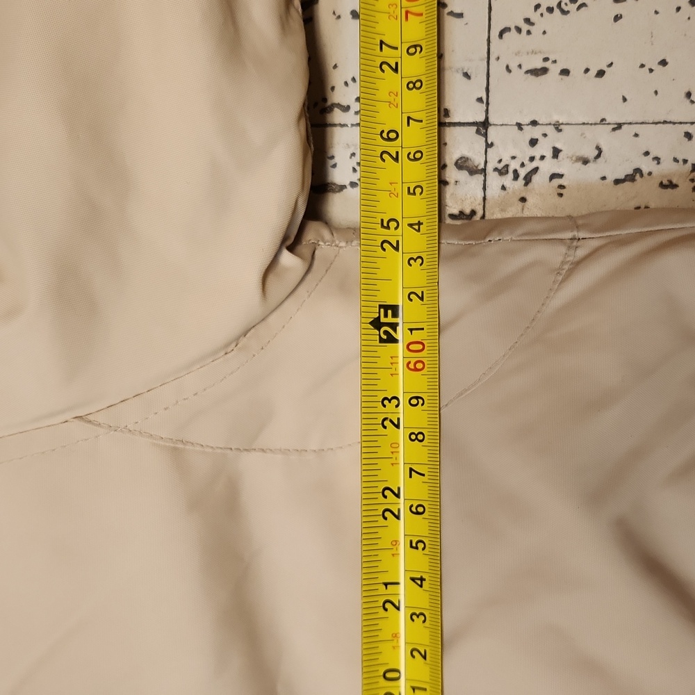 Rocawear Cream Full Zip Spellout Winter Racoon Fur Hooded Jacket Vintage - Picture 2 of 16